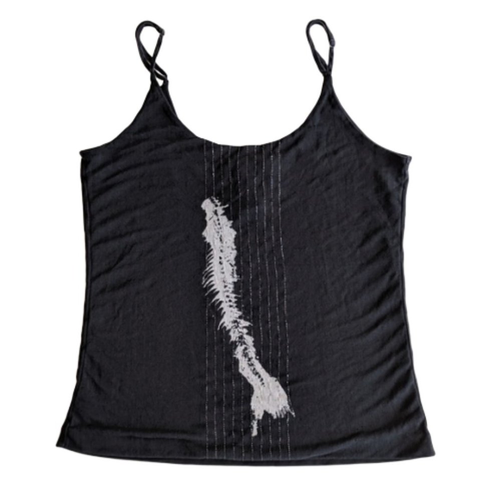 Kenneth Cole New York Black 100% Silk Tank Top - Size Medium